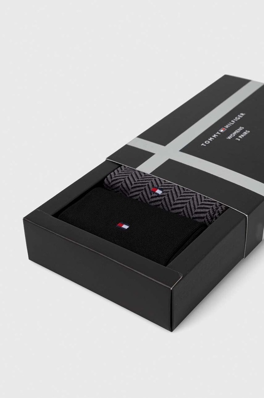Oblečenie Ponožky Tommy Hilfiger 3-pak 701224920 čierna