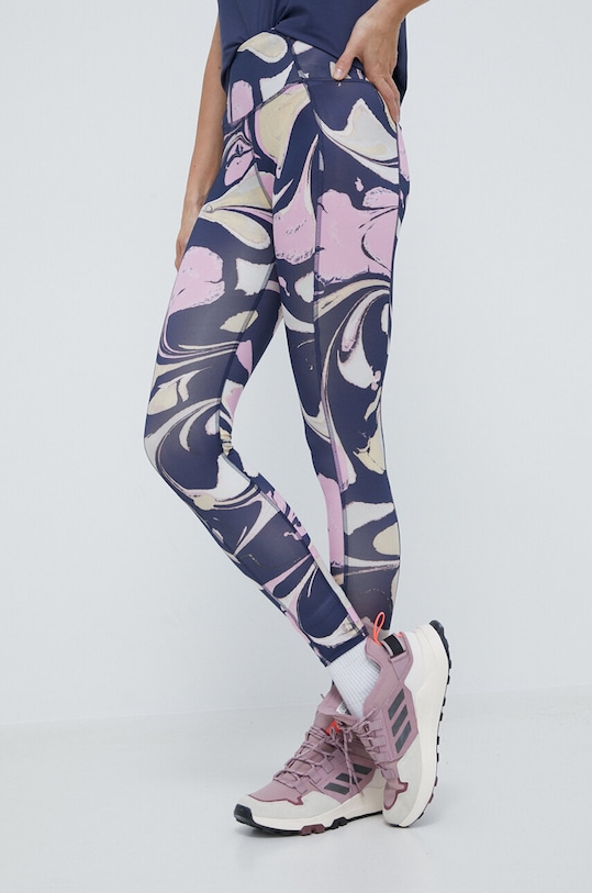 Columbia legginsy sportowe Boundless Trek wzorzyste fioletowy 2033514