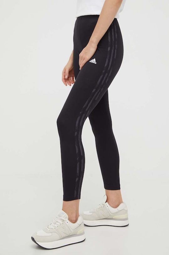 adidas legginsy z elastanem czarny IL3009