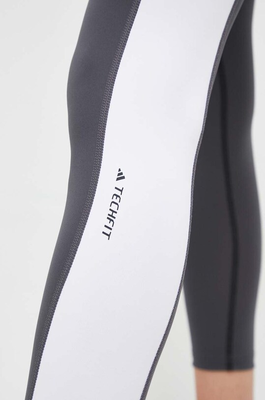 adidas Performance legginsy treningowe Techfit szary IA7156
