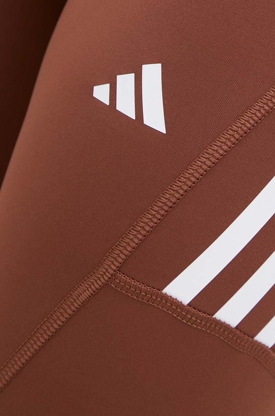 adidas Performance legginsy treningowe Techfit Hyperglam brązowy IB0434