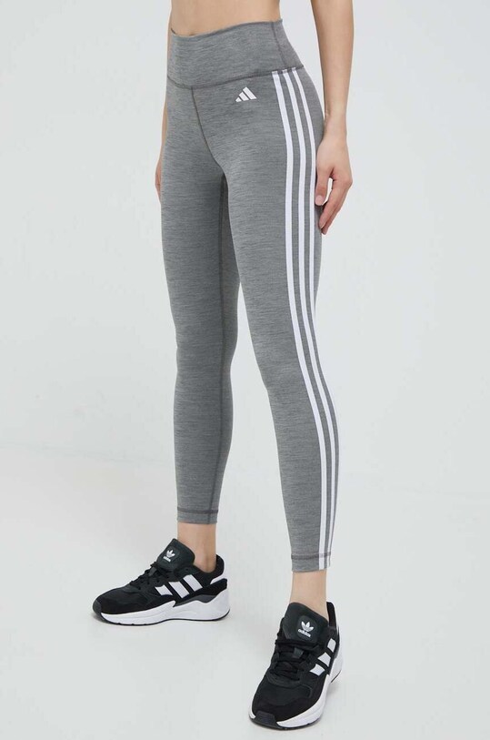 Tréningové legíny adidas Performance Train Essentials melanž sivá IC8296