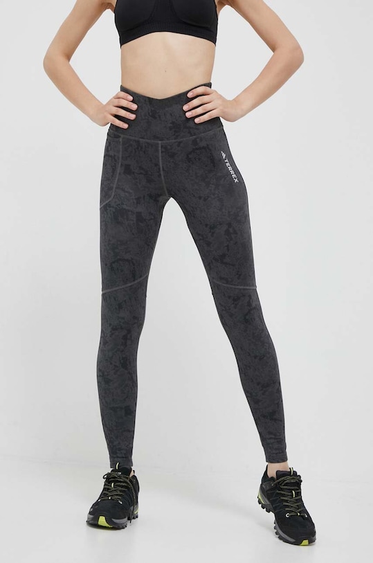 adidas TERREX legging Multi elasztánnal szürke HM4067