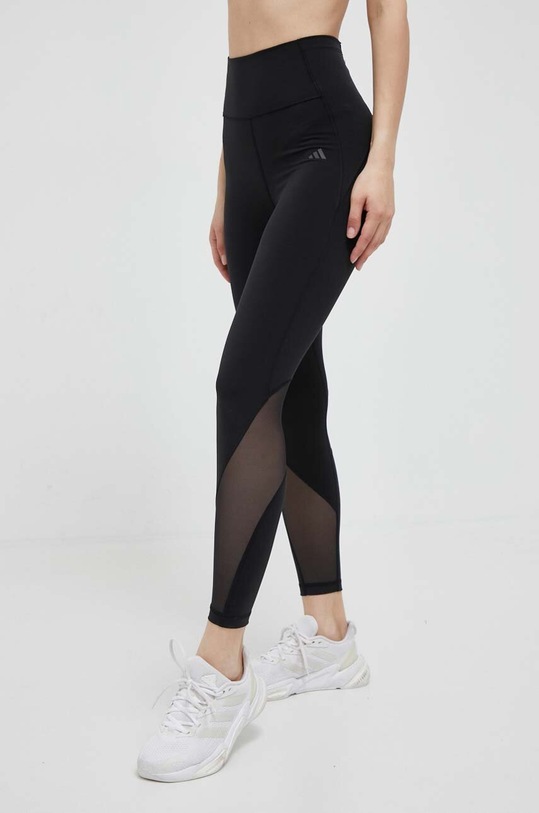 adidas Performance legginsy treningowe Tailored HIIT z elastanem czarny HR5424