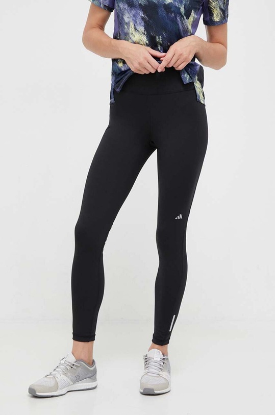 adidas Performance legginsy do biegania Ultimate z elastanem czarny HY2909
