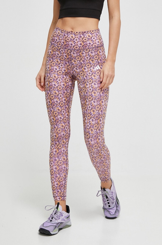 adidas Performance leggins de antrenament Train Essentials tricotaj roz HY4156