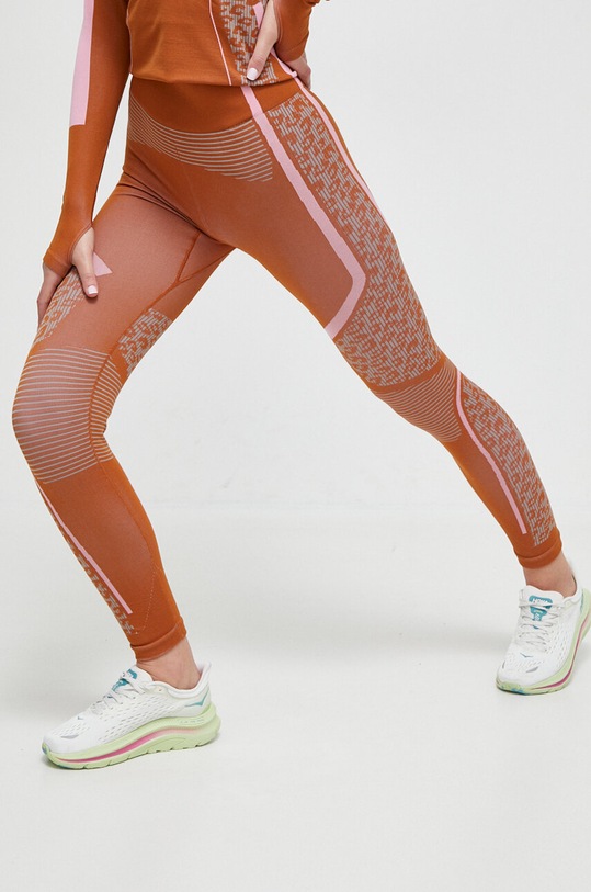 adidas by Stella McCartney leggins de antrenament x TERREX True Nature portocaliu HY4519