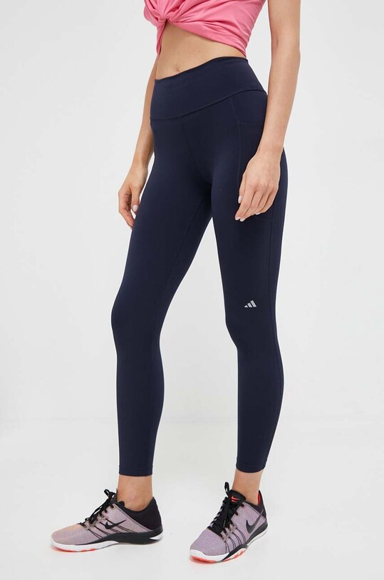 Κολάν για τρέξιμο adidas Performance DailyRun με ελαστάν σκούρο μπλε IA1924