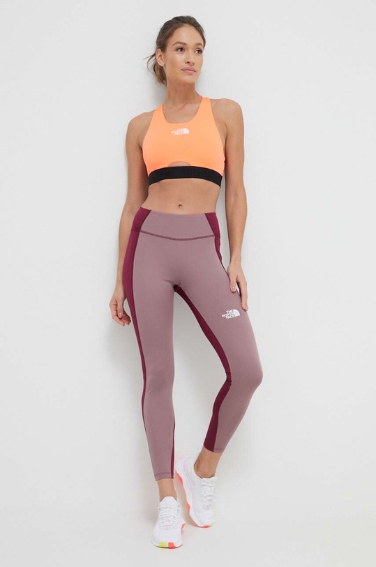 The North Face leggins de antrenament NF0A856ILCI1 violet AW23