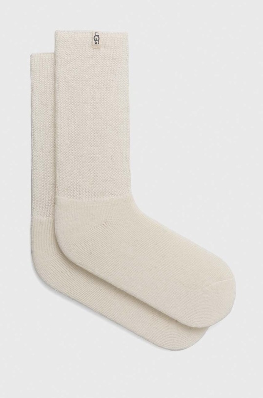 UGG skarpetki z domieszką wełny skarpetki długie biały 1145335