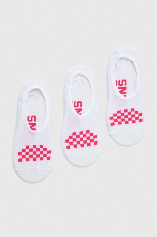 Ponožky Vans 3-pack krátké ponožky bílá VN0A48HDJU41