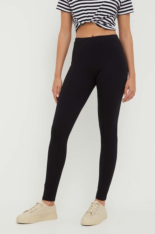 United Colors of Benetton colanti tricotaj negru 3I5F3F065.100