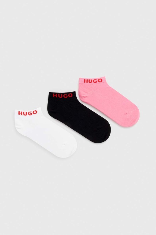HUGO skarpetki 3-pack skarpetki krótkie multicolor 50502049