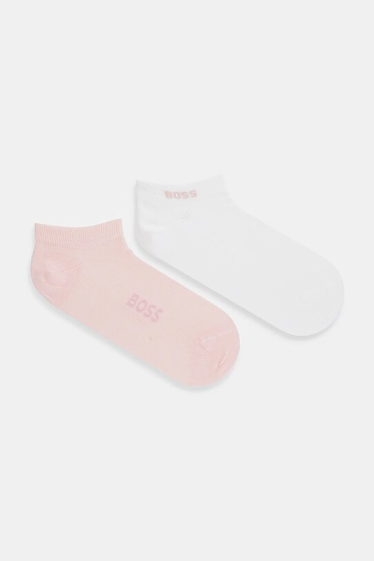 BOSS șosete 2-pack sosete scurte roz 50502054
