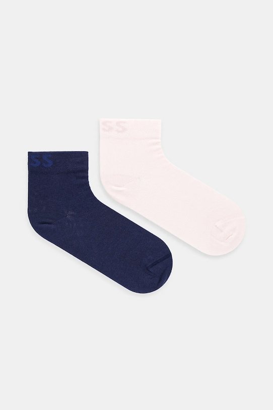 Ponožky BOSS 2-pak krátke ponožky ružová 50502066