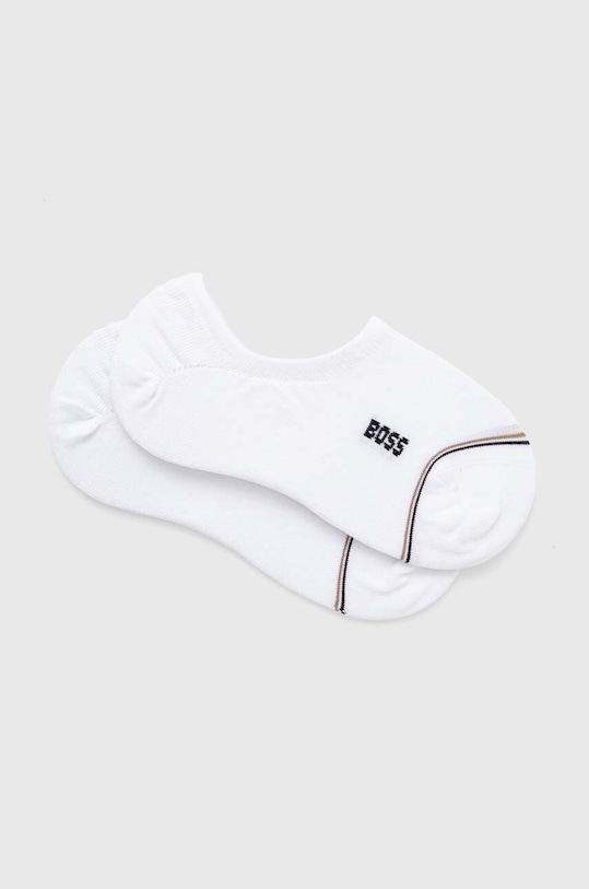 Κάλτσες BOSS 2-pack κοντές κάλτσες λευκό 50502091