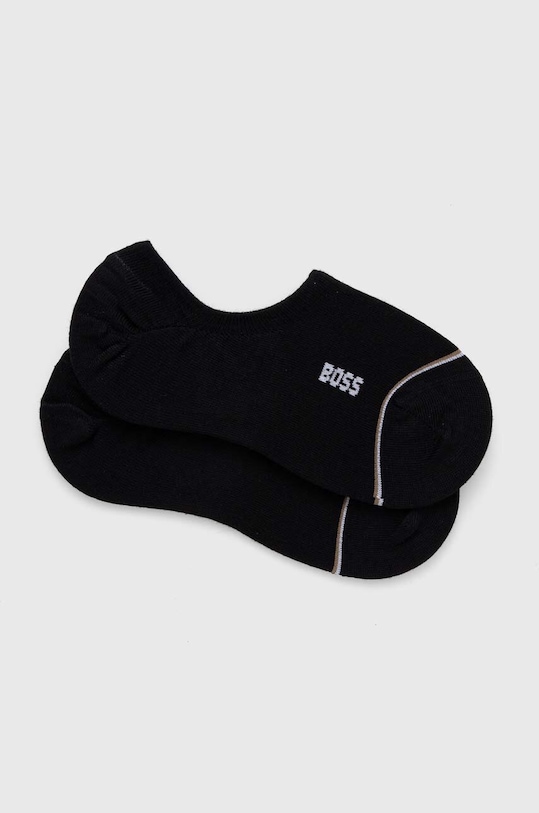 Κάλτσες BOSS 2-pack κοντές κάλτσες μαύρο 50502091