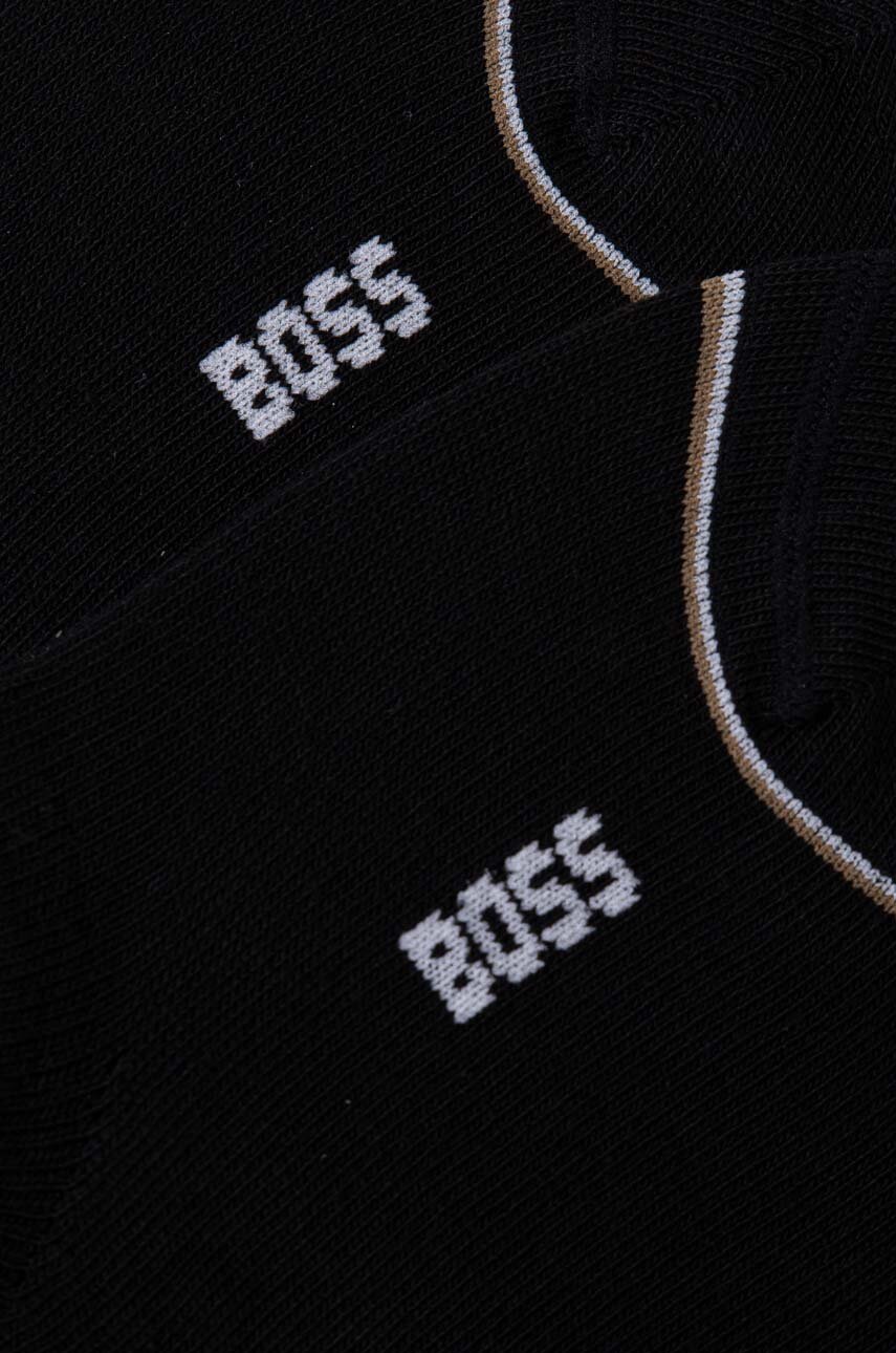 Κάλτσες BOSS 2-pack 50502091 μαύρο SS25