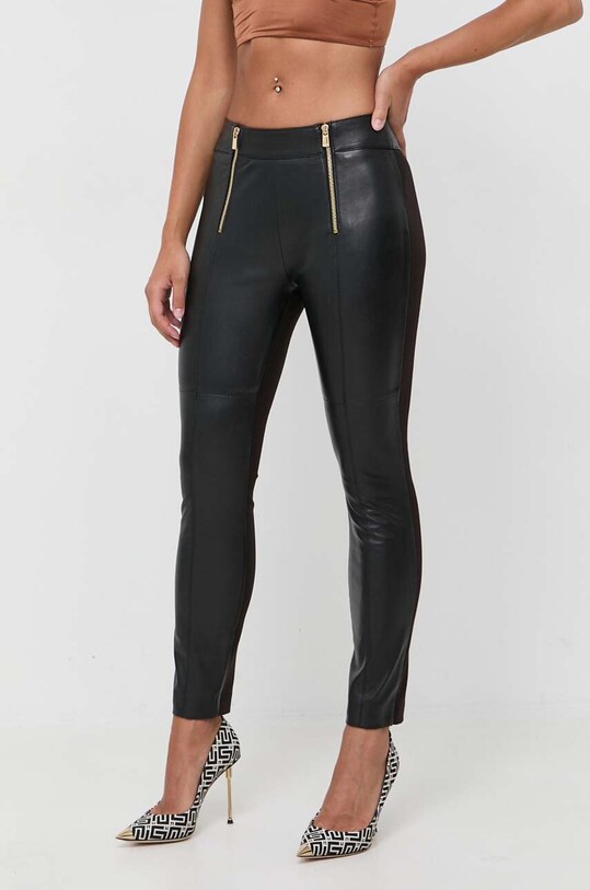 Pinko spodnie dzianina czarny 101739.Y75K