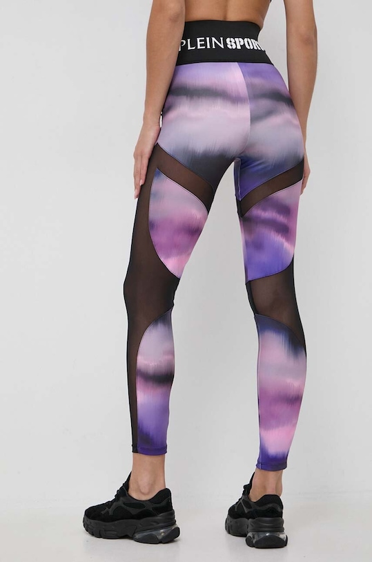 Odzież PLEIN SPORT legginsy AACC.WJT1773.SXV018N fioletowy