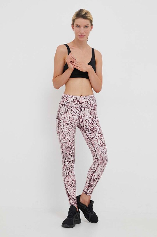 Dkny legginsy DP3P2950 bordowy SS24