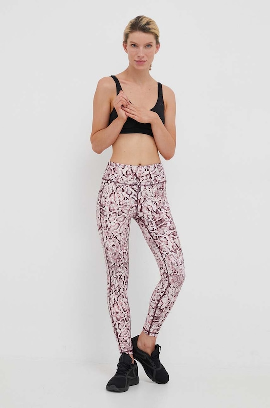 Dkny legginsy DP3P2950 bordowy SS24