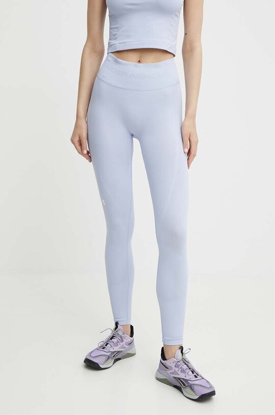 Under Armour leggins de antrenament Train tricotaj albastru 1381662