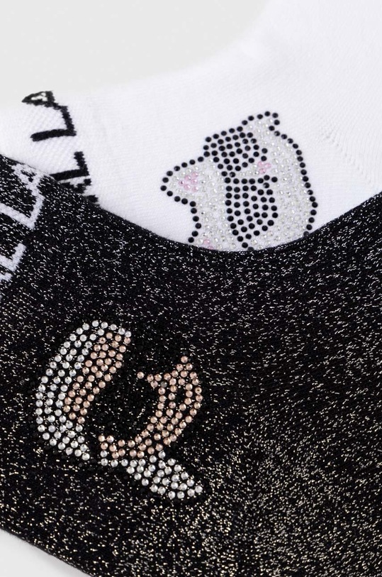 Karl Lagerfeld skarpetki 2-pack 236W3907 czarny AW23