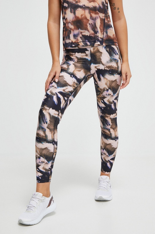Casall legginsy treningowe Space wzorzyste brązowy 23258