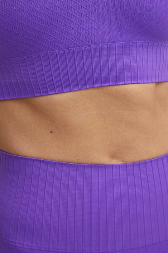 Леггинсы для йоги Casall Seamless Graphical Rib 22610 фиолетовой