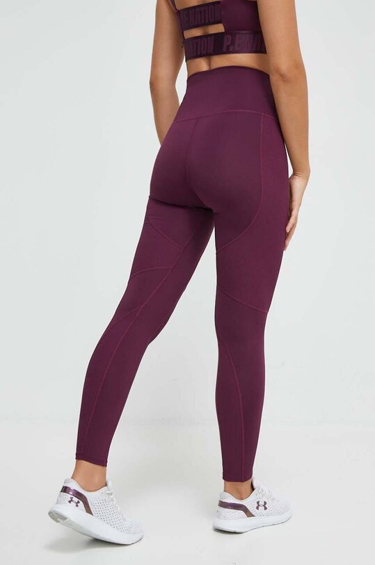 P.E Nation legginsy treningowe Free Play 233G003 bordowy SS24