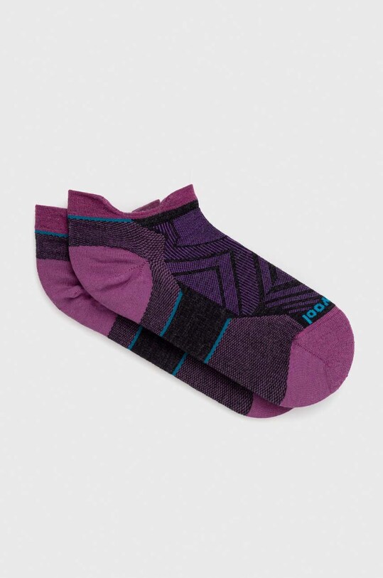 Smartwool skarpetki Run Zero Cushion fioletowy SW001668
