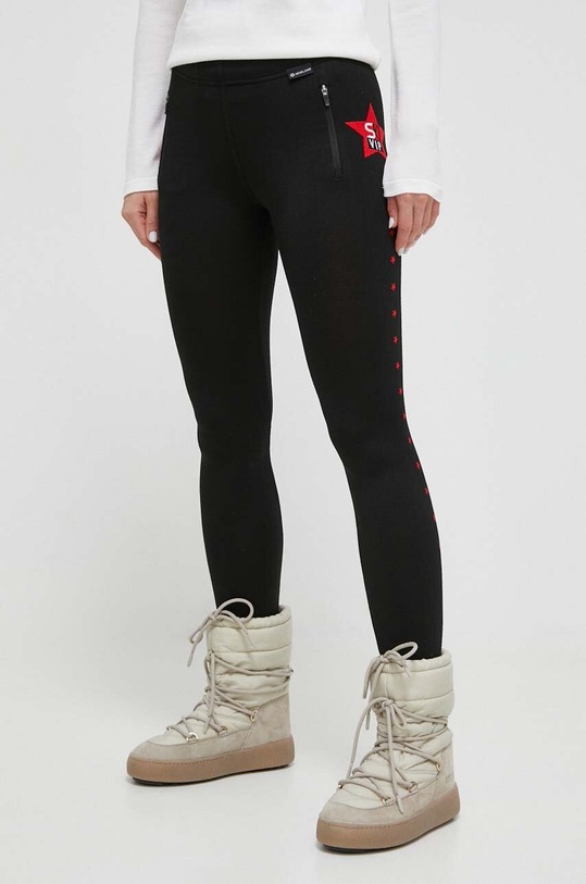 Newland legginsy sportowe Artemis dzianina czarny N46322.99