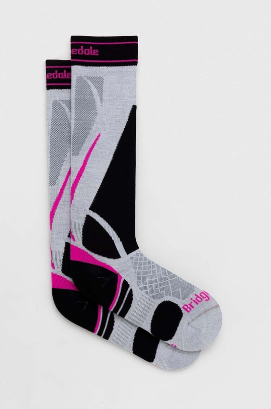 Lyžařské ponožky Bridgedale Ski Lightweight Merino Performance šedá 710637