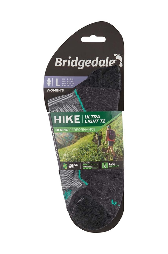 Ponožky Bridgedale T2 Merino šedá 710260