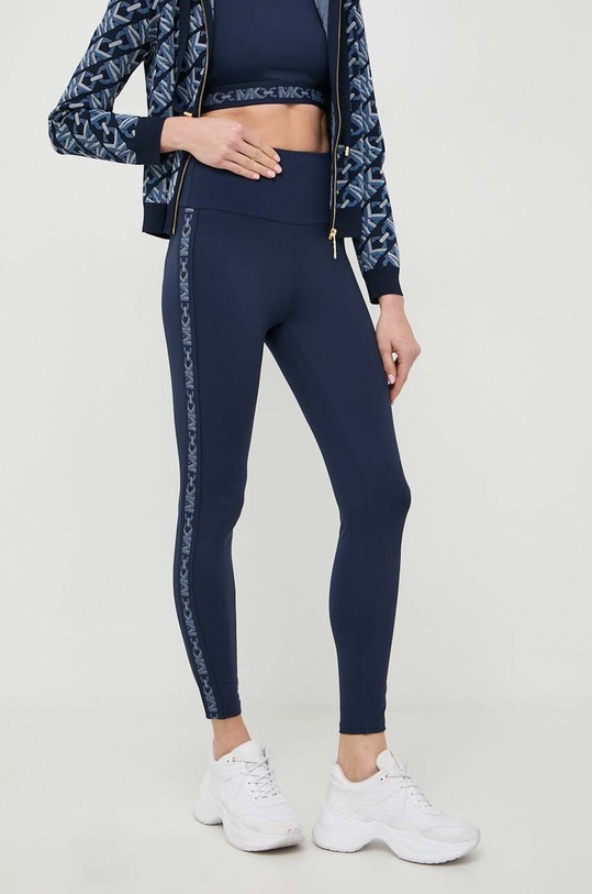 MICHAEL Michael Kors legginsy aplikacja granatowy MR430KT1RE