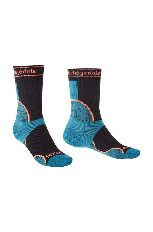 Bridgedale șosete Midweight T2 Merino Sport Crew 710350 negru AW23