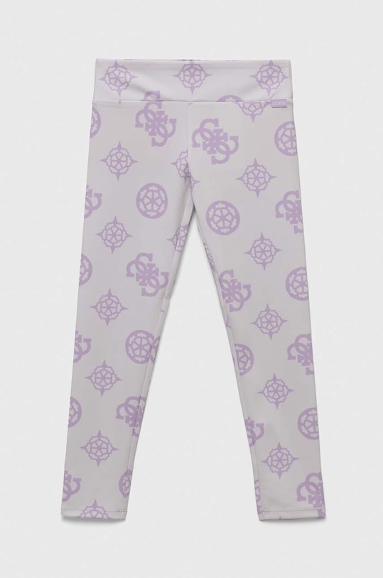 Guess legginsy dziecięce wzorzyste beżowy J3YB03.MC03W.9BYX