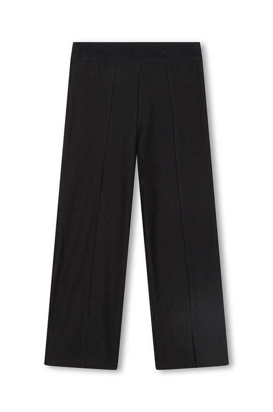 HUGO legginsy dziecięce z elastanem czarny G14113.126.150