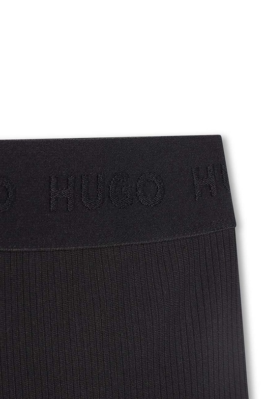 Dziewczynka HUGO legginsy dziecięce G14113.126.150 czarny