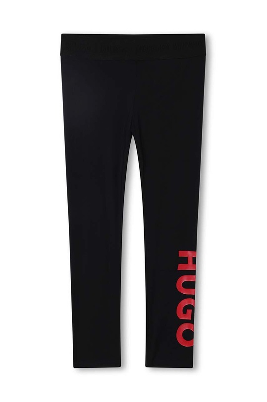 HUGO leggins copii tricotaj negru G14128.102.108