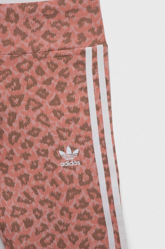 Dziewczynka adidas Originals legginsy dziecięce IJ0757 pomarańczowy