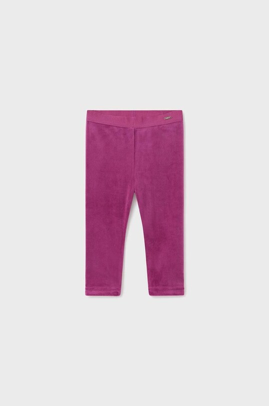 Mayoral legginsy niemowlęce z elastanem fioletowy 727.4E.Baby.9BYX