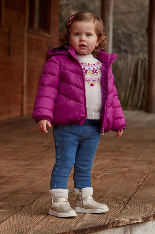 Mayoral legginsy niemowlęce z elastanem granatowy 2525.4E.Baby.9BYX