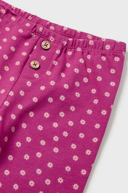 Mayoral legginsy niemowlęce 2-pack fioletowy 2762.4G.Baby.9BYX