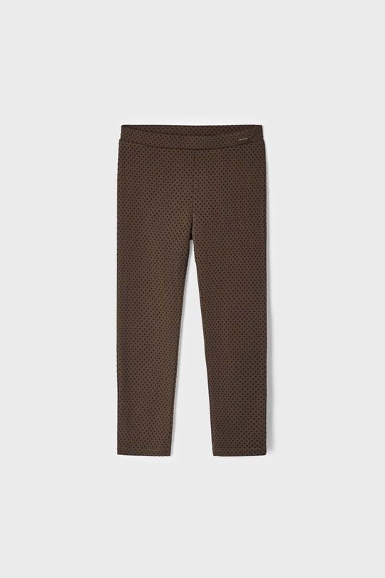 Mayoral leggins copii 4782.6F.Mini.9BYX maro AW23