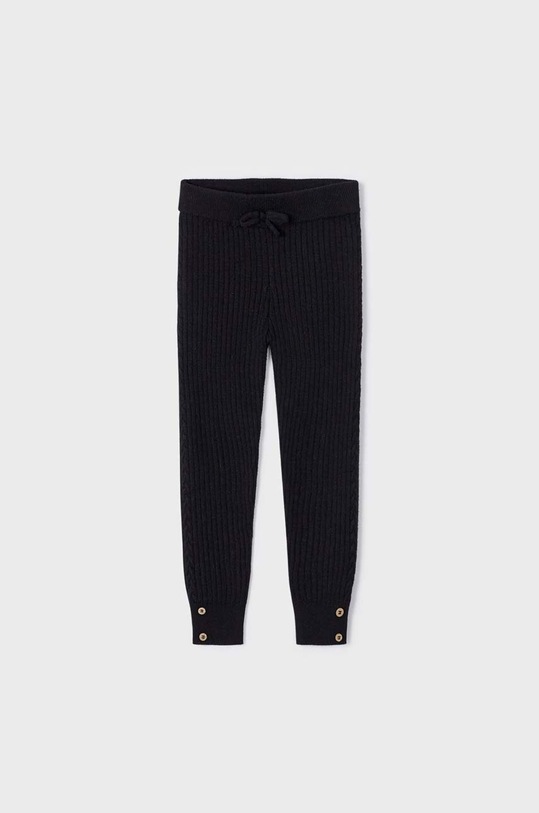 Mayoral legginsy dziecięce melanż czarny 10582.6G.Mini.9BYX