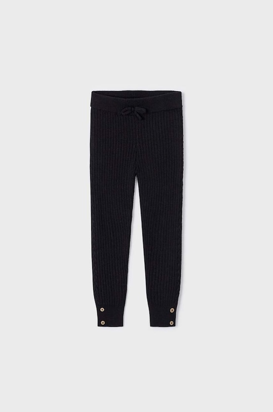 Mayoral legginsy dziecięce melanż czarny 10582.6G.Mini.9BYX