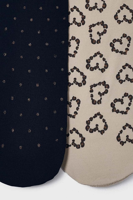 Dievča Detské pančuchy Mayoral 2-pak 10563.6C.Rajstopy tmavomodrá