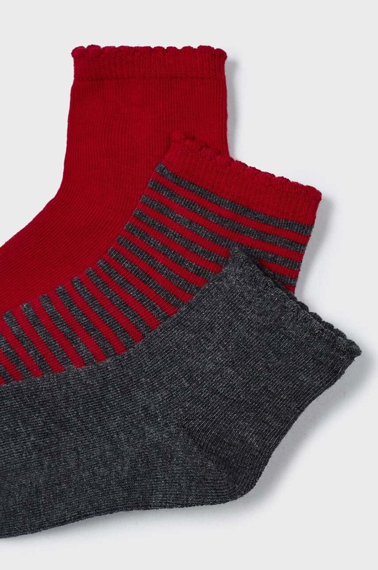 Dětské ponožky Mayoral 3-pack 10578.6K.Skarpety červená AW23